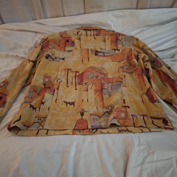 Chico's Design Multicolor Women's Button Front Jacket - Picture 7 of 8